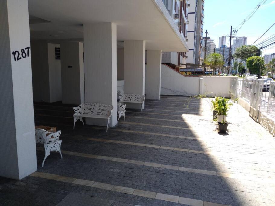 Appartement Excelente Localizacao O Mar Na Sua Frente Confira à São Vicente Extérieur photo