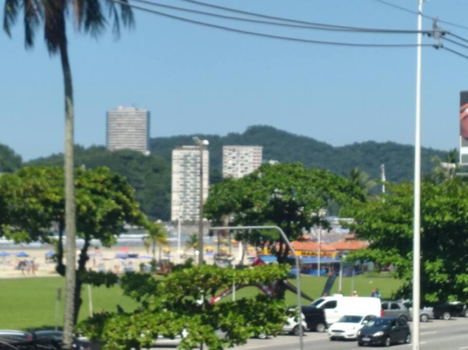 Appartement Excelente Localizacao O Mar Na Sua Frente Confira à São Vicente Extérieur photo