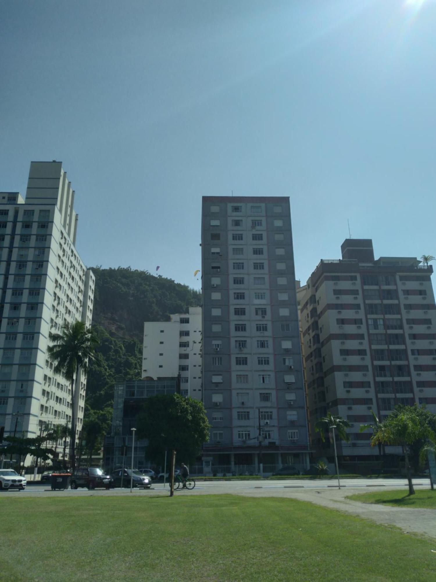 Appartement Excelente Localizacao O Mar Na Sua Frente Confira à São Vicente Extérieur photo