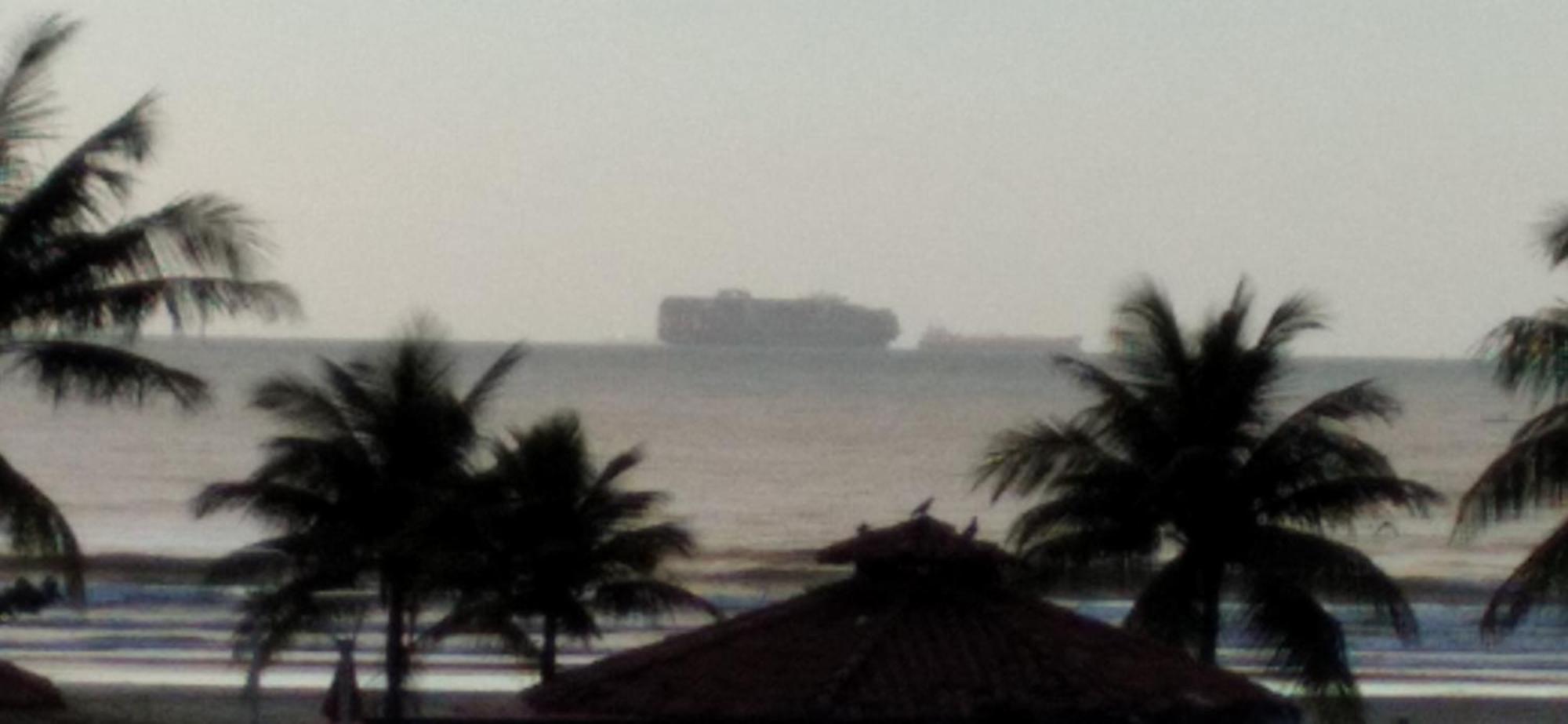 Appartement Excelente Localizacao O Mar Na Sua Frente Confira à São Vicente Extérieur photo