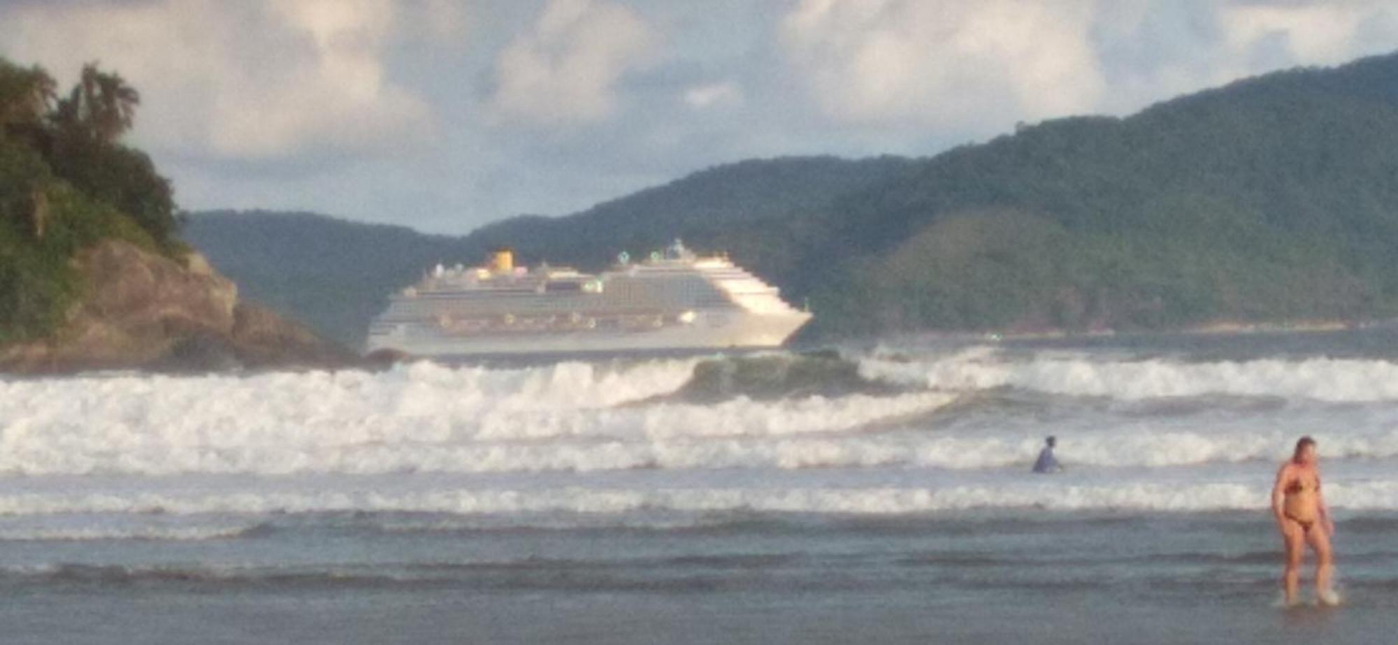 Appartement Excelente Localizacao O Mar Na Sua Frente Confira à São Vicente Extérieur photo